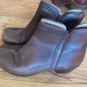 Women’s Brown Leather Booties